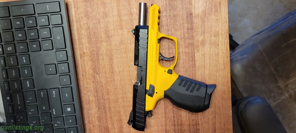 Pistols Ruger SR22 3.5 Inch Yellow/black