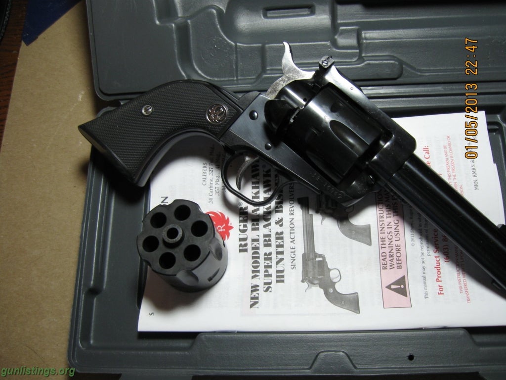 Gunlistings.org - Pistols Rugur Blackhawk Convertible 357/9mm