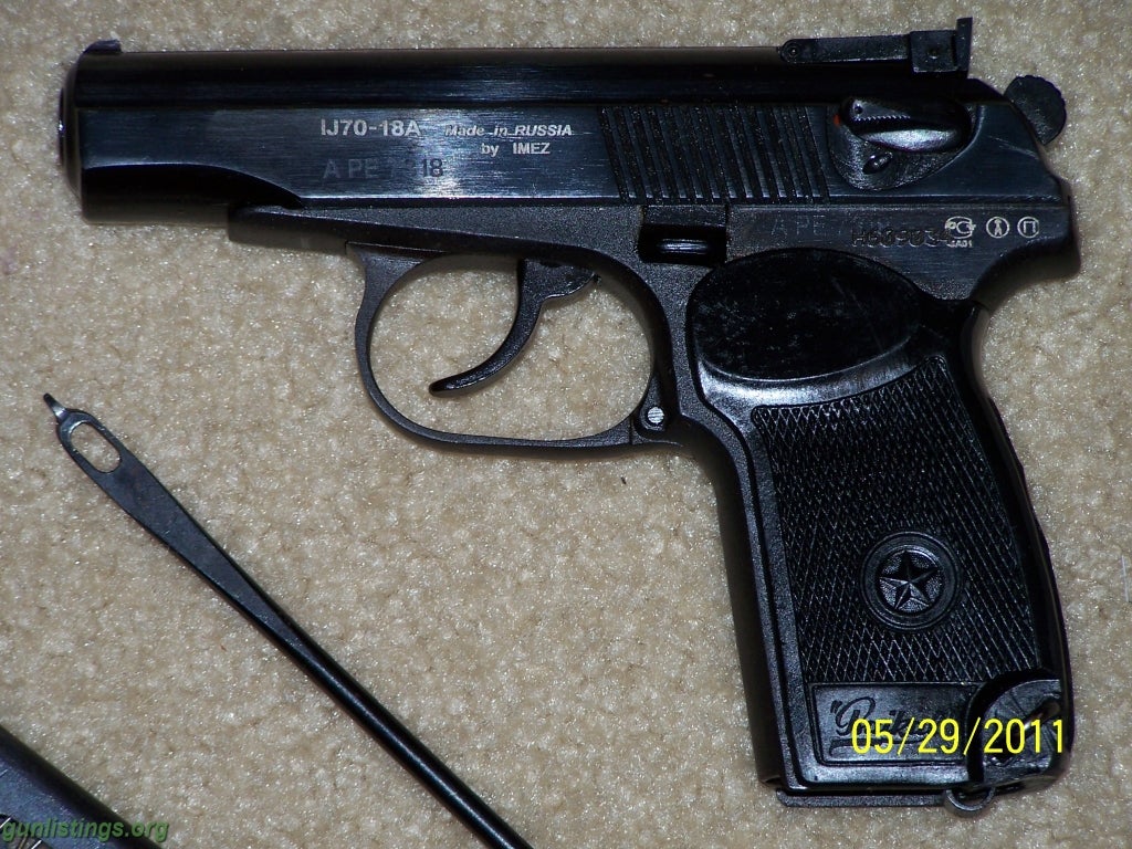 Pistols Russian Makarov 9x18mm