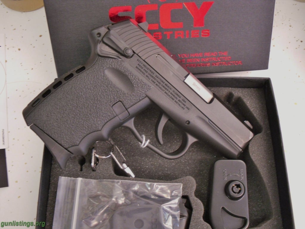 Pistols SCCY CPX-1 Pistol CPX-1, 9 Mm, 3.1 In, Black Finish,NEW