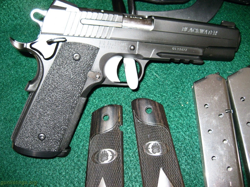 Pistols Sig 1911 BlackWater Edition