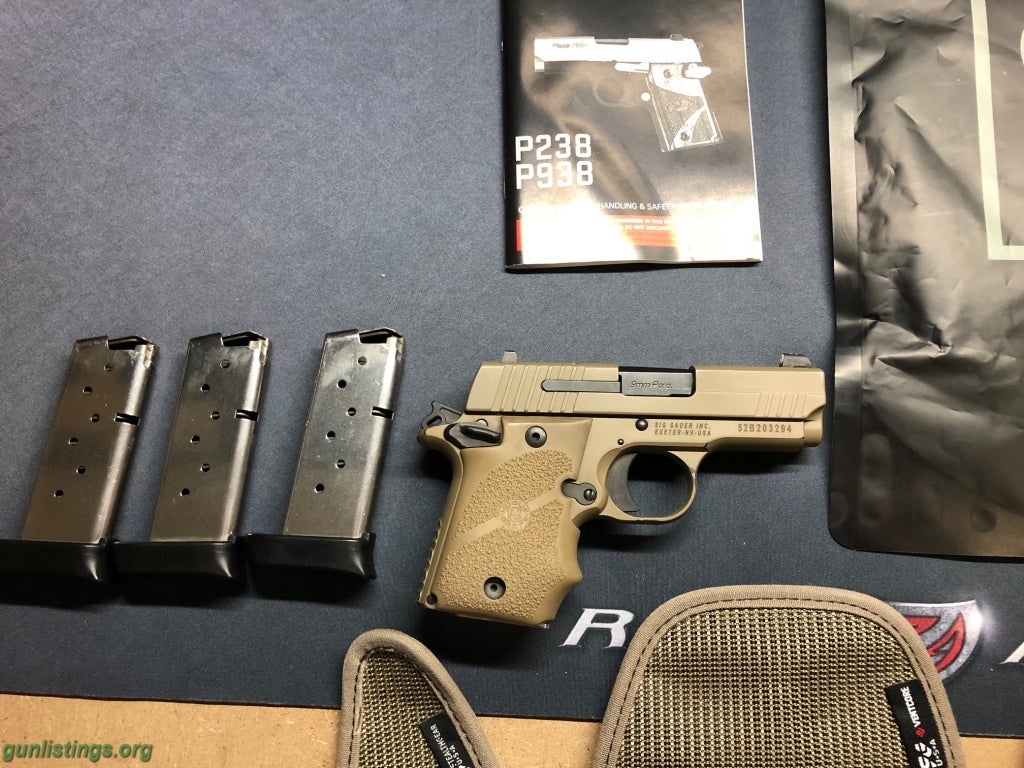 Pistols Sig P938 Scorpion W/accessories