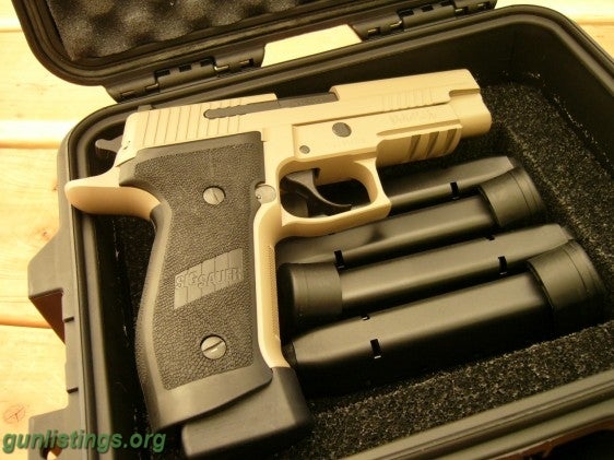 Pistols SIG SAUER DESERT TAN TACOPS (T) CUSTO