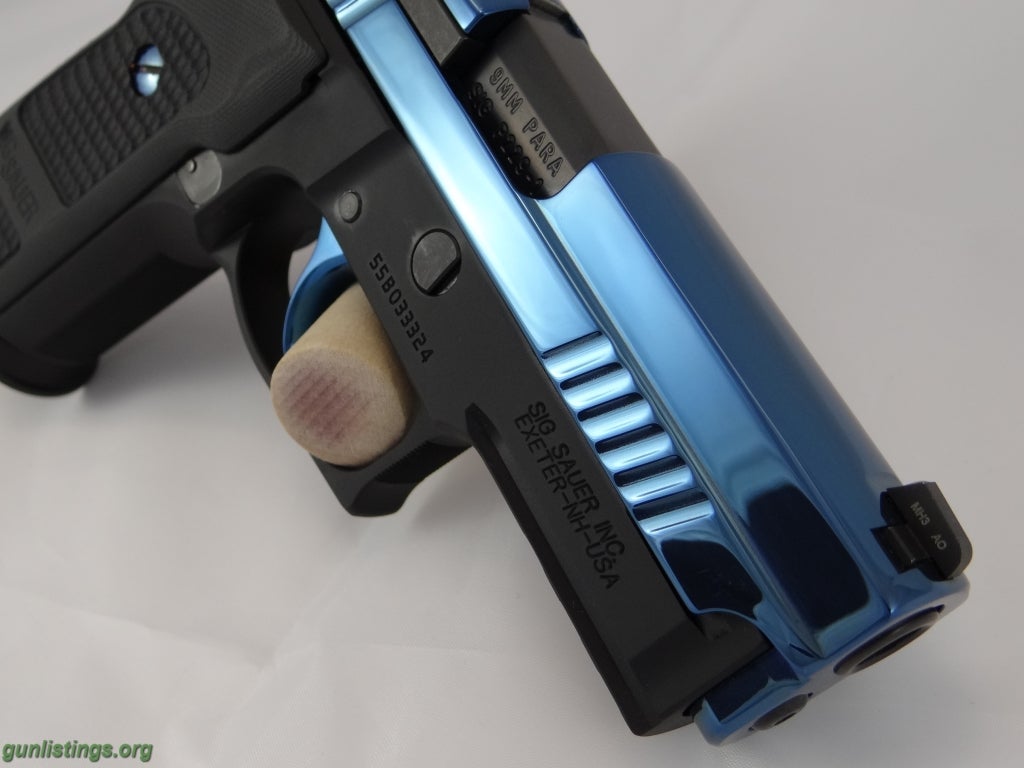 Pistols Sig Sauer P229 Blue Piranha