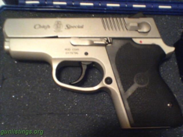 Pistols Smith & Wesson CS45 Cheif Special 45 Cal W/box & More