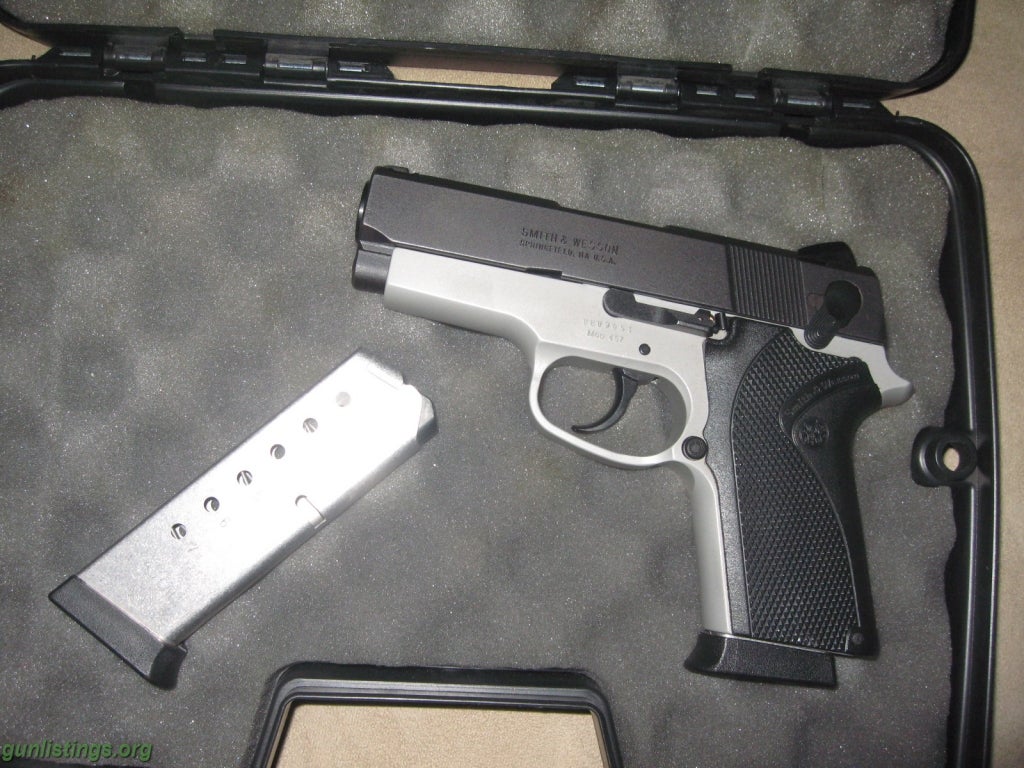 Pistols SMITH & WESSON MODEL 457 .45 BITONE TRADES