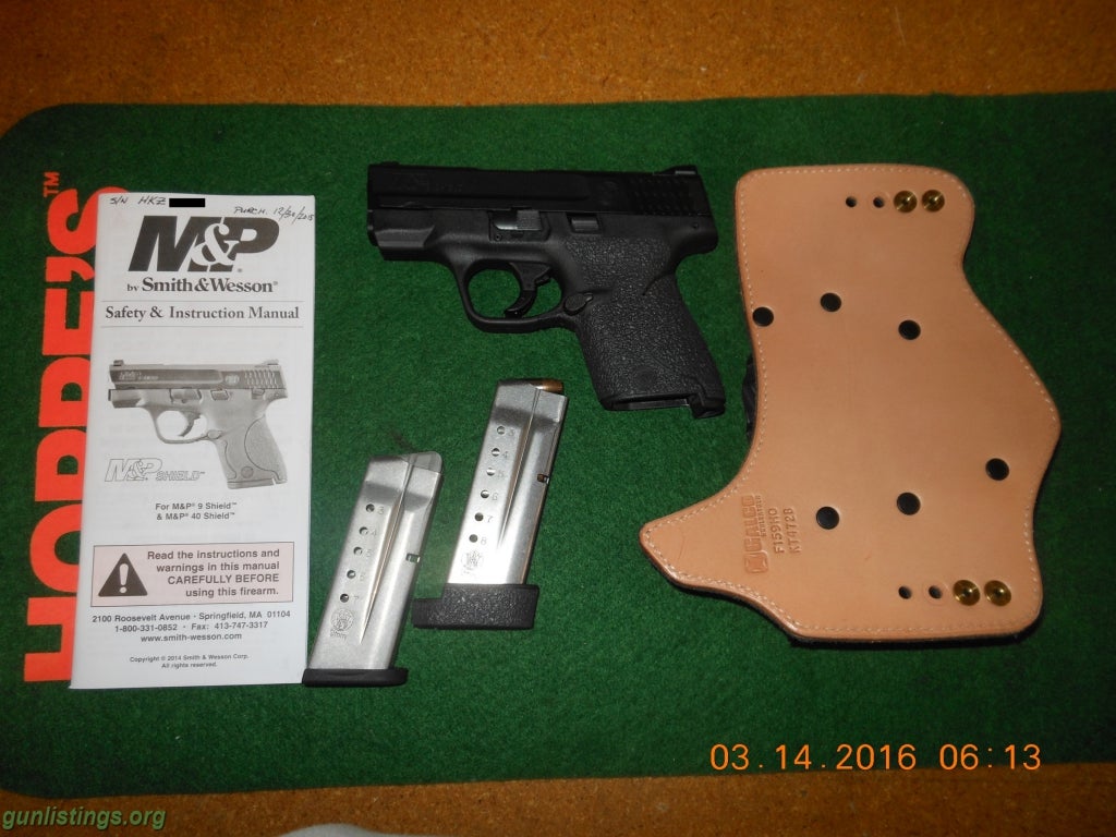 Pistols Smith & Wesson MP Shield 9mm W/extras