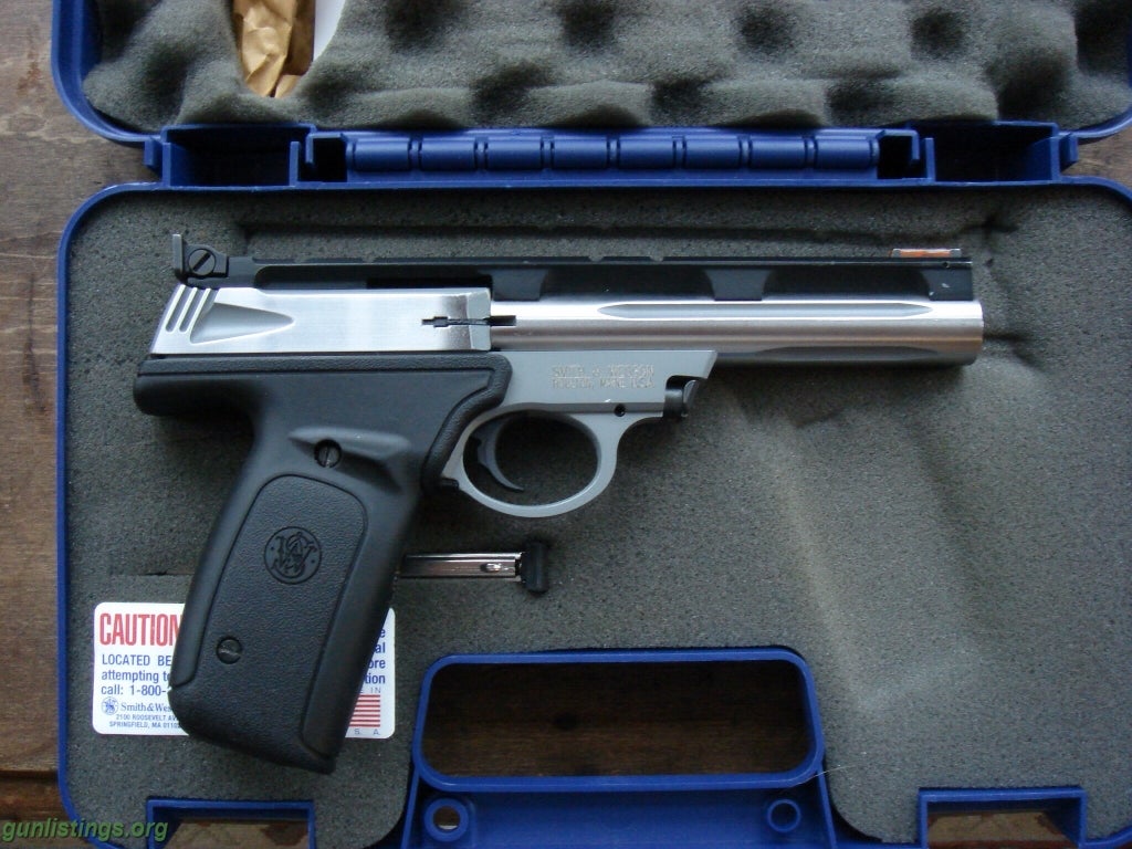 Pistols SMITH &WESSON 22A-1 STAINLESS STEEL .22 Target Pistol