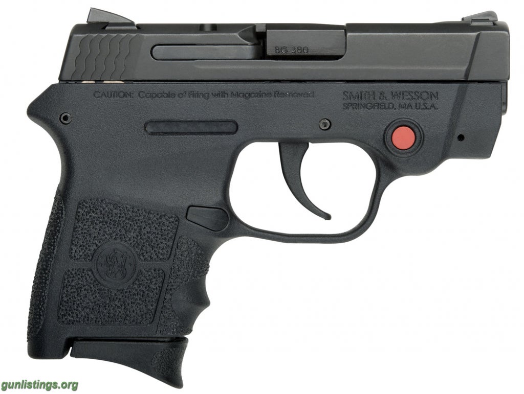 Pistols S&W 380 BODY GUARD W/LASER