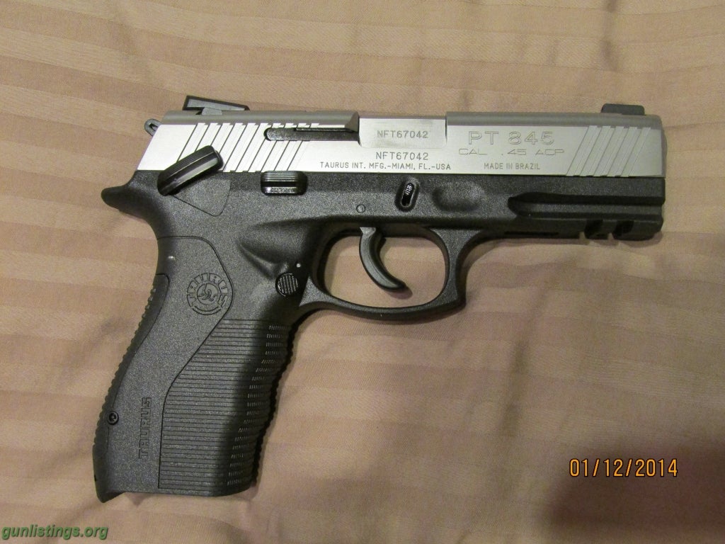 Pistols Taurus .45cal PT845