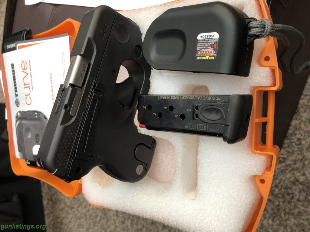 Pistols Taurus Curve 380 Acp, New Never Fired