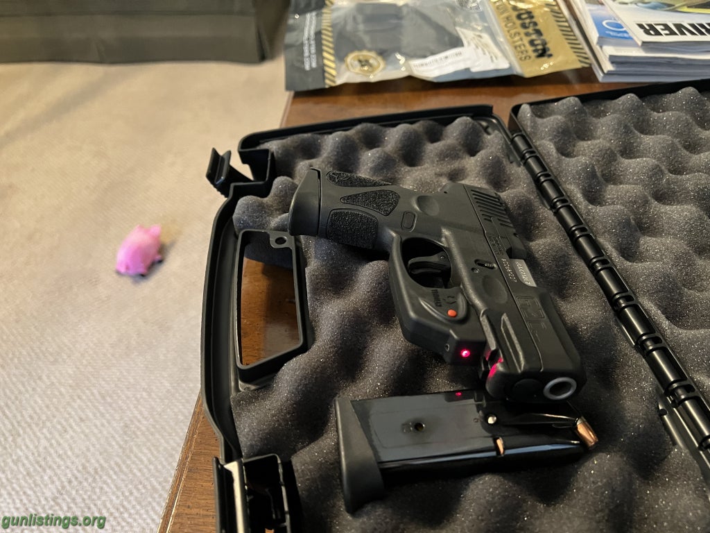 Pistols Taurus G2C With Laser, Case, Holster - Never Fired