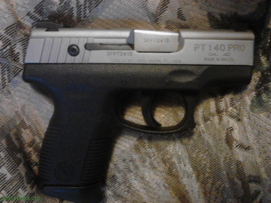 Pistols Taurus PT140 Pro 40SW Stainless