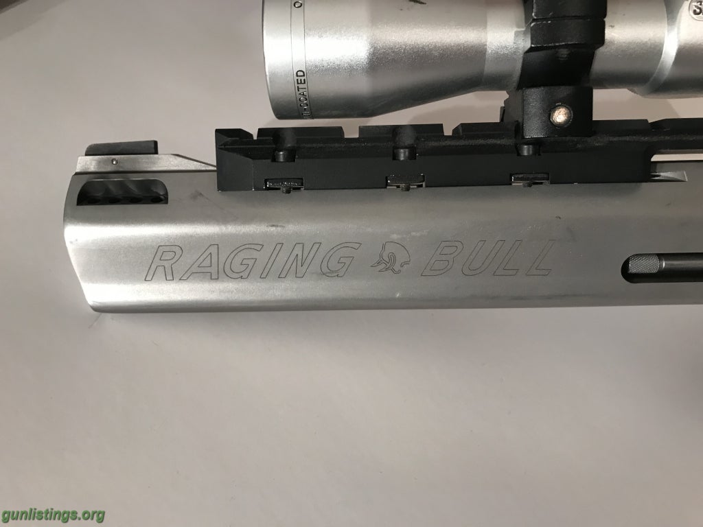 Pistols Taurus Raging Bull 44mag W/scope