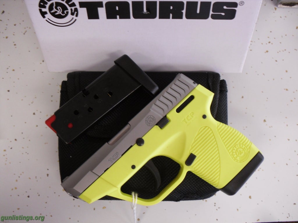 Pistols Taurus TCP/738, 380acp Yellow, NEW