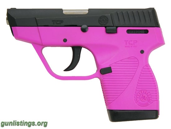 Pistols Taurus TCP738FS Raspberry Pink 380ACP Semi Auto Pistol