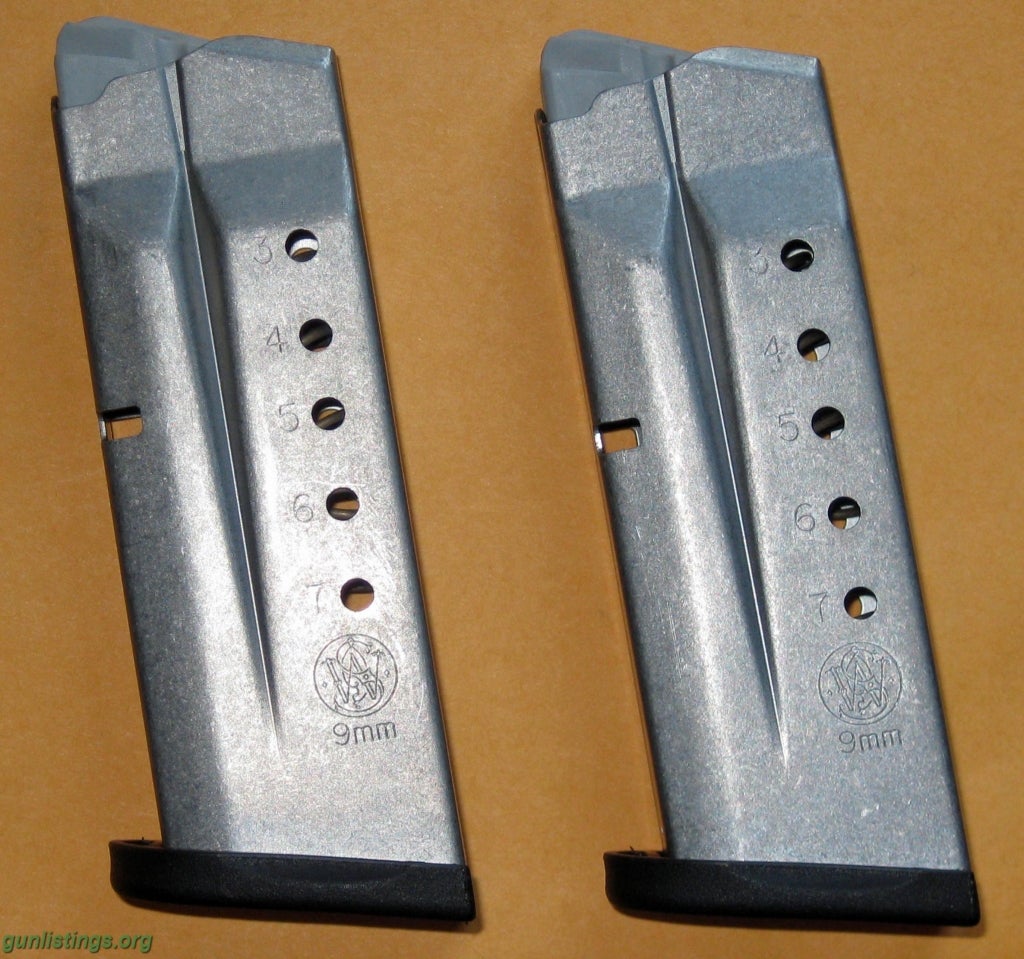 Pistols Two Smith & Wesson Shield 7 Round 9mm Magazines