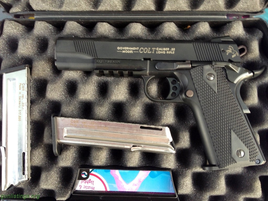 Gunlistings.org - Pistols Walther P22 Two Barrels Set And Colt 1911