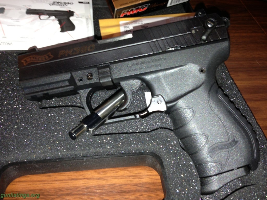 Pistols Walther PK380 With 2 Extra Mags And Box Of Ammo