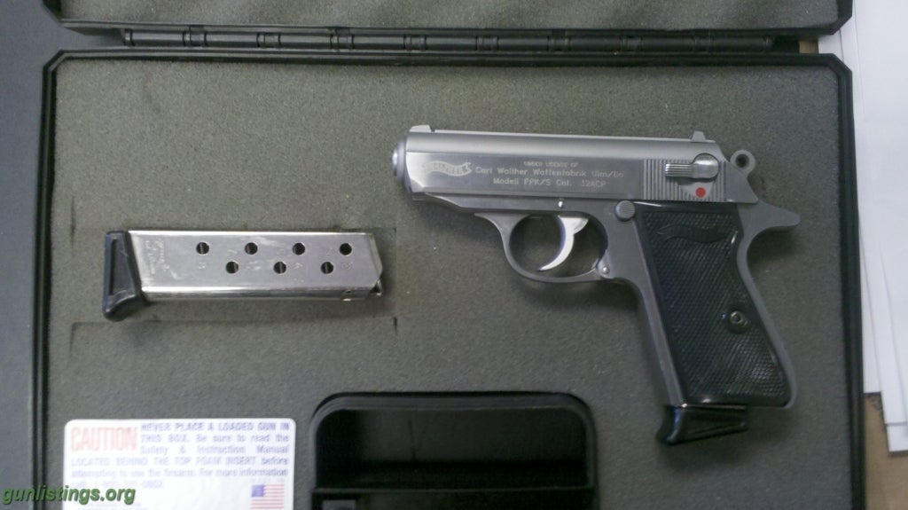 Pistols WALTHER PPK-S .32 STAINLESS