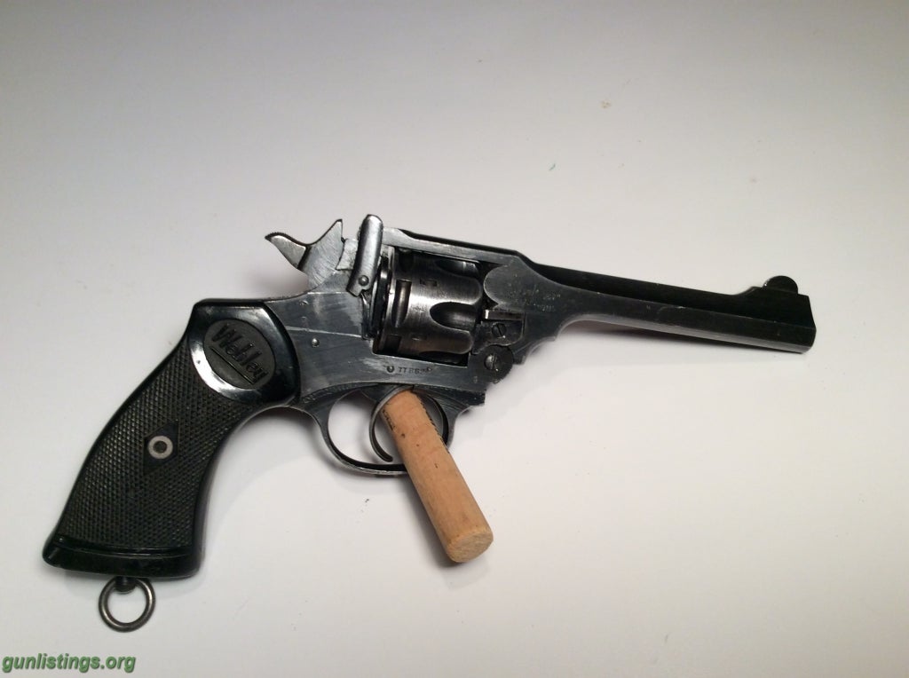 Pistols Webley Mk IV .38 Revolver