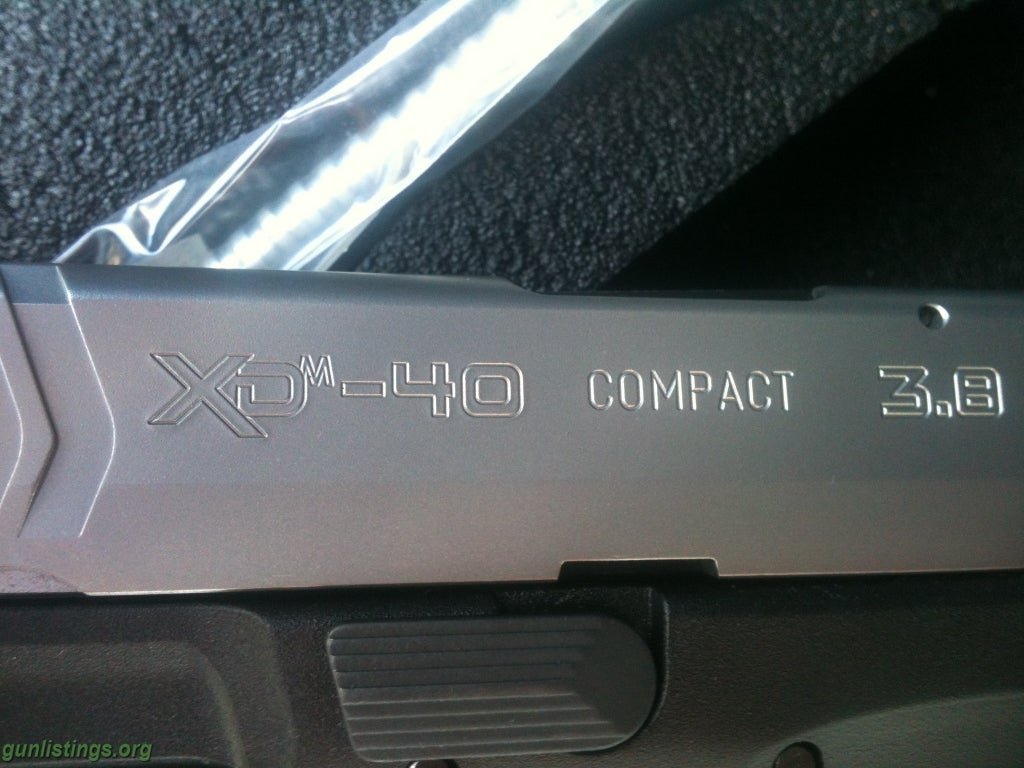 Pistols Xdm Compact 3.8 Bitone 40 Caliber