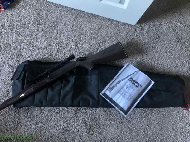 Rifles 1967 Remington Nylon 66 Rifle & Weaver 22LR Auto