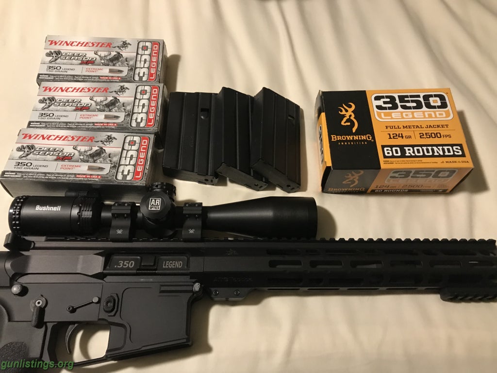 Rifles 350 Legend Ar15 Upper Complete