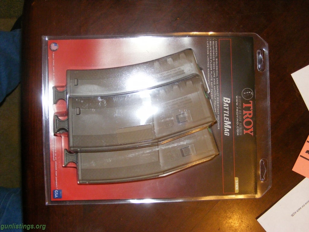 Rifles 3 NIB Troy Battle Mag