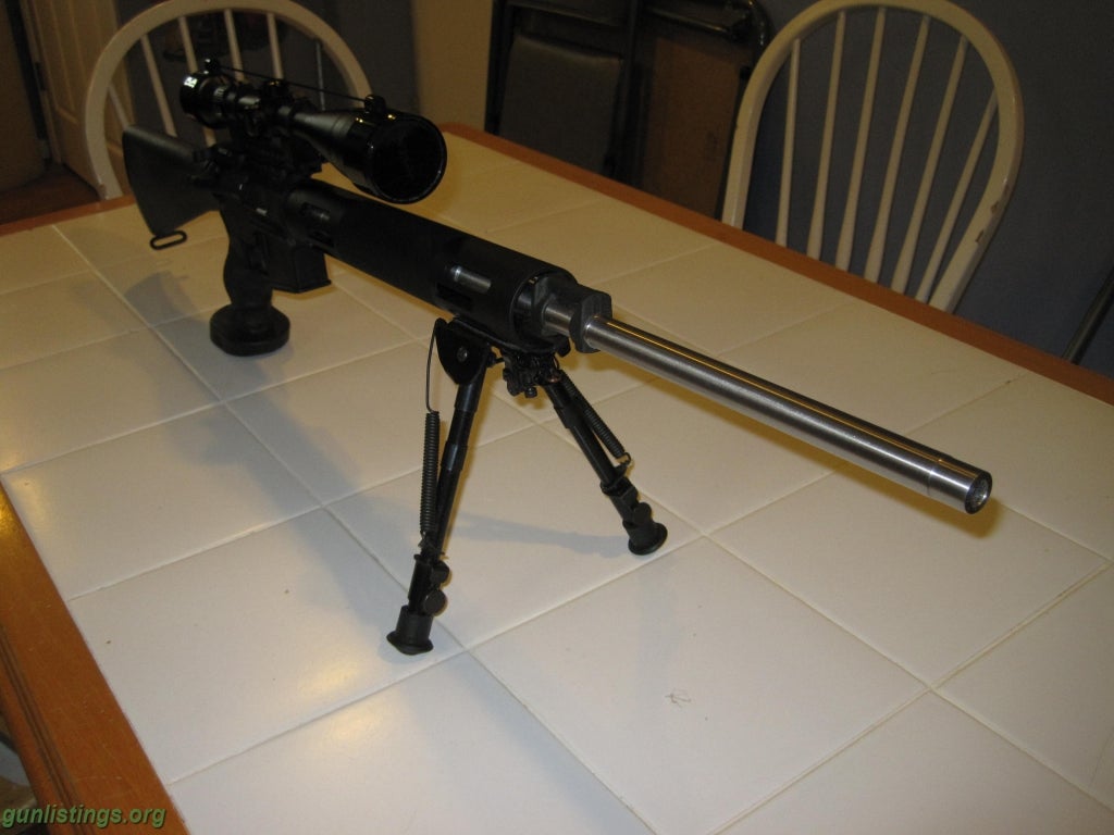 Rifles Bushmaster Varmint Rifle, Bull Barrel SS AR-15 223 AR1