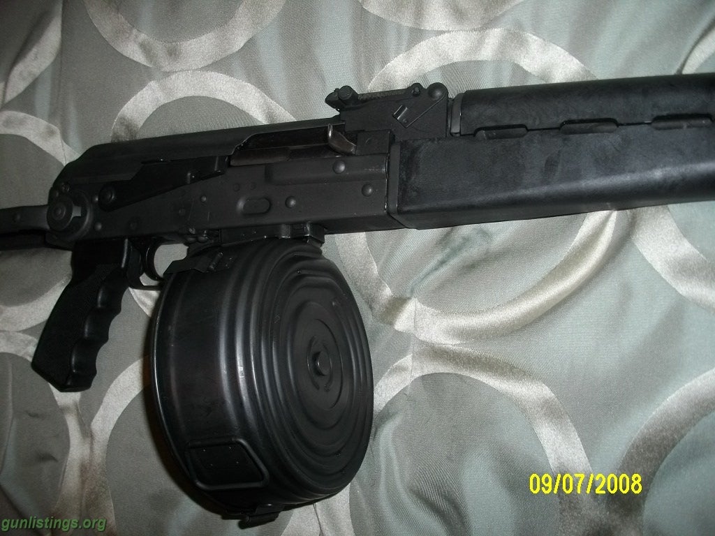 Rifles Ak47 With Drum