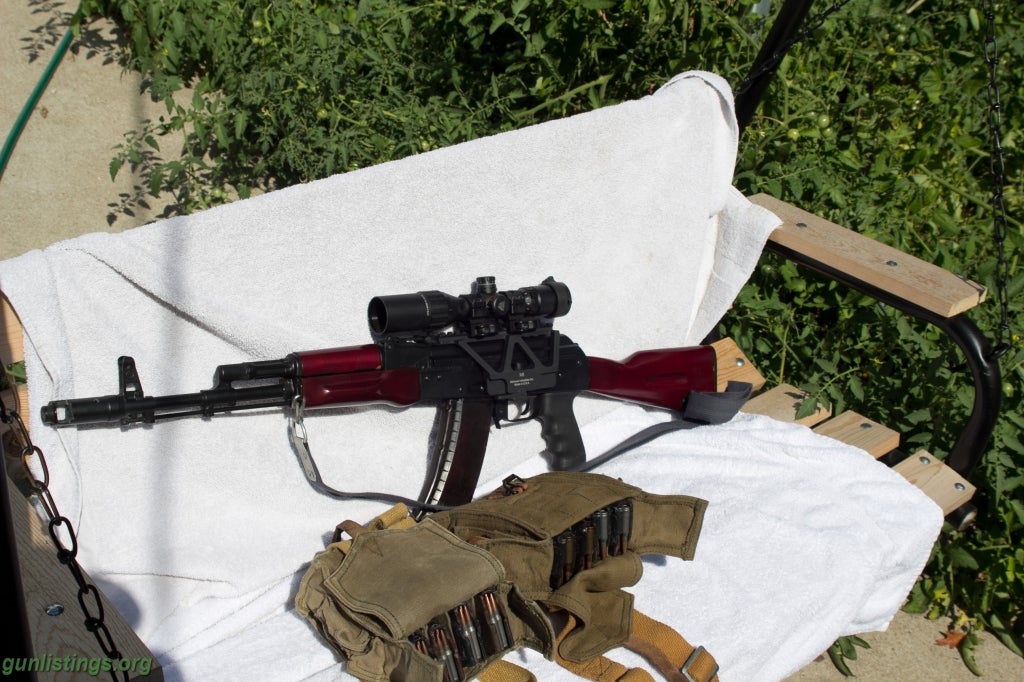 Rifles Ak-74 With 4000+ Rounds Ammo, 9 Mags