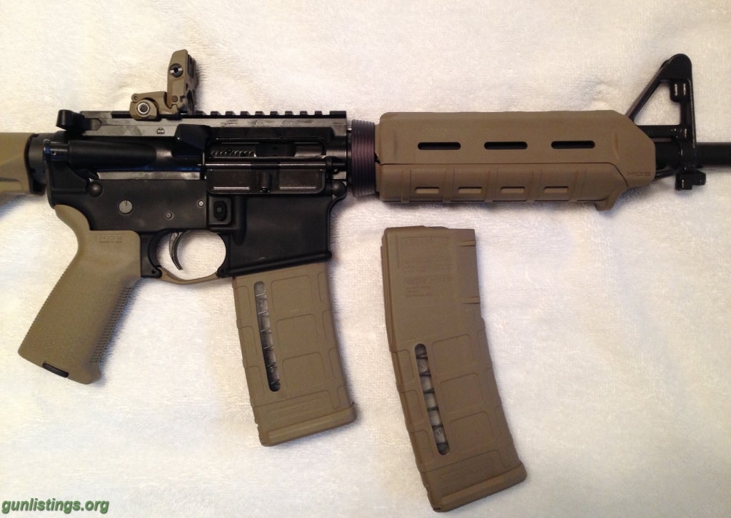 Rifles AR-15 Carbine W/Magpul MOE, FDE Furniture