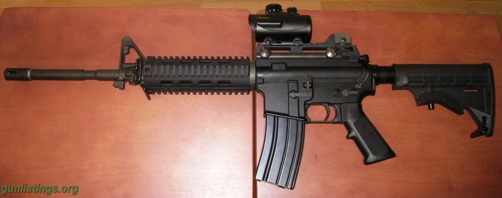 Rifles AR-15 Rifle With Red-dot Scope