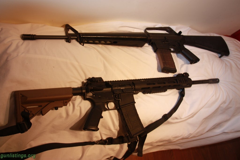 Rifles AR15, AK47