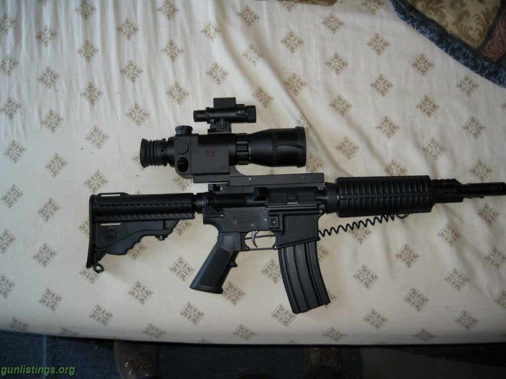 Rifles AR 15 WITH NIGHT VISION SCOPE