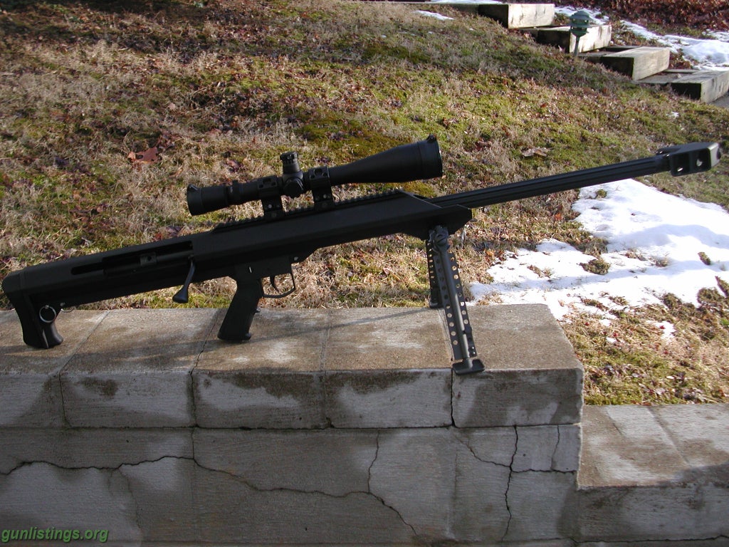 Rifles Barrett 99 50bmg W/ Leupold Mk4 Scope