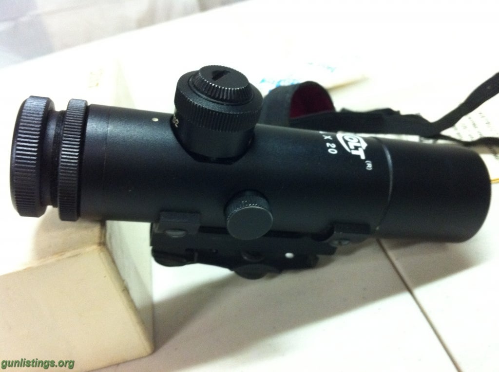 Rifles Colt 4x Scope $350.00