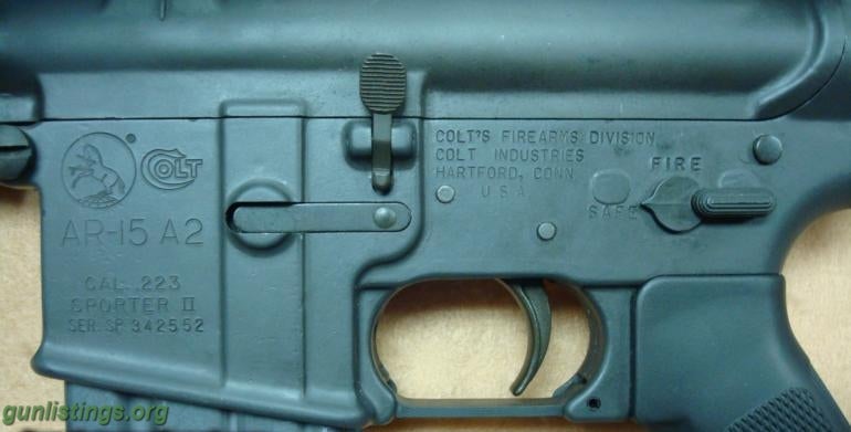 Rifles COLT AR-15 A2 SPORTER II .223 PRE BAN MINT