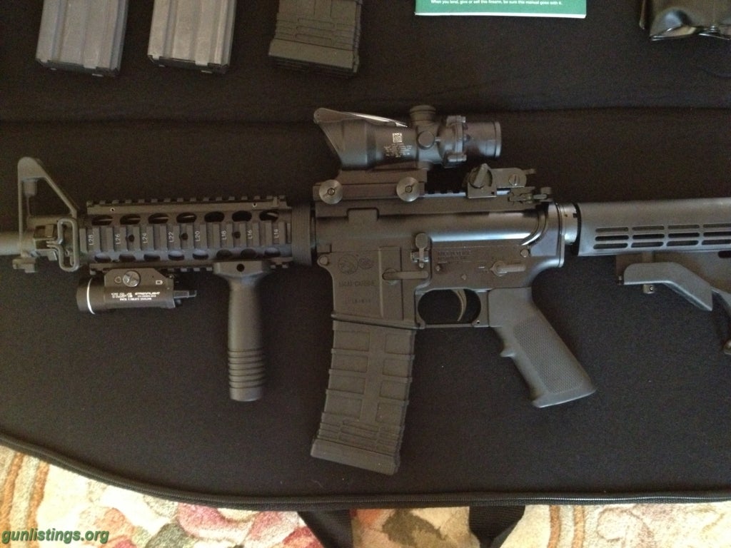 Rifles FS/FT COLT LE6920 Socom, ACOG 4x32, Streamlight