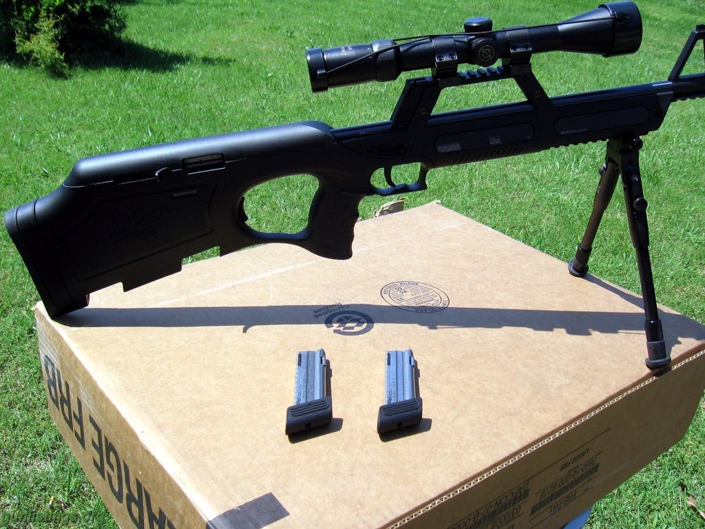 Rifles CLOSED Walther G-22 Black .22 Cal With Scope & Bipod