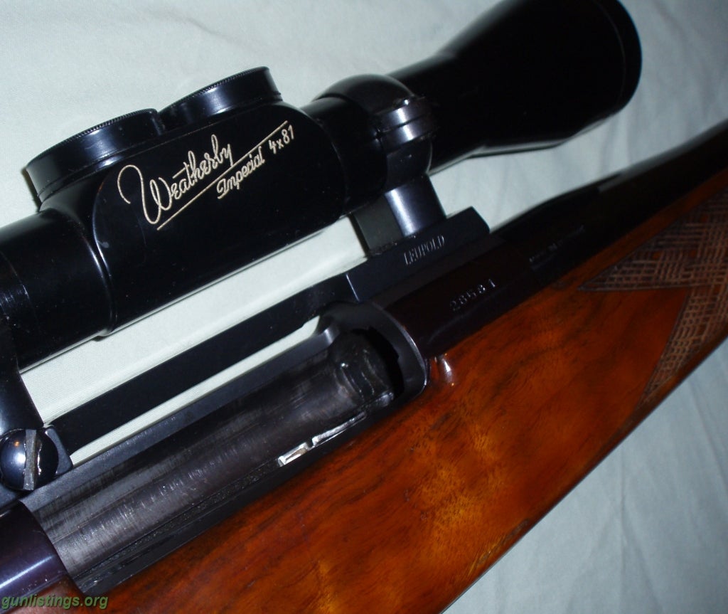 Rifles German Weatherby 300 Magnum With Weatherby Scope