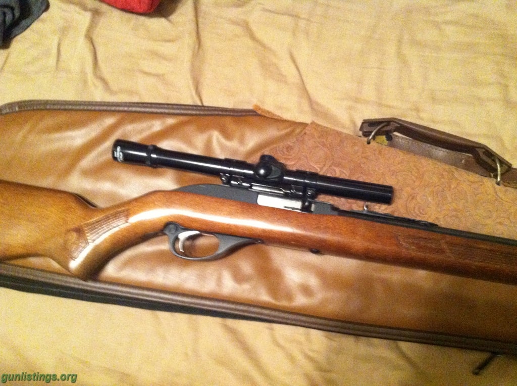 Rifles Glenfield Model 60 .22lr With Original Scope