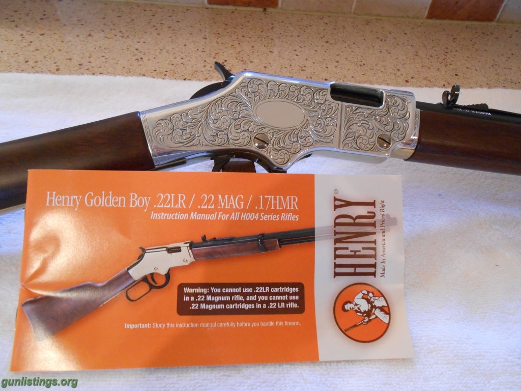 Rifles HENRY GOLDEN BOY,  .22 MAG,  1ST EDITION