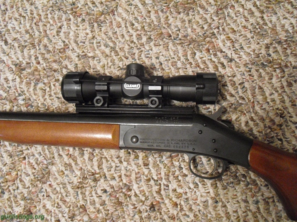 Rifles H&R 12 Guage Slug Gun