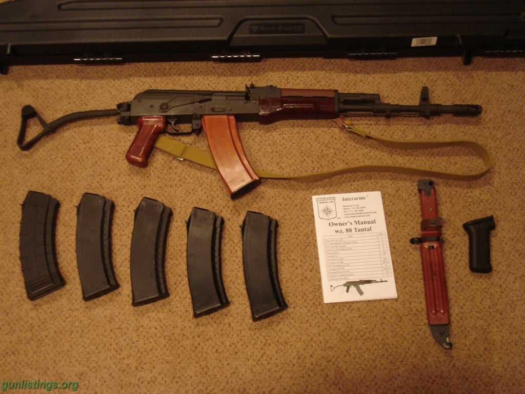 Rifles Interarms Tantal (AK-74), W/ 6 Mags & 630rds