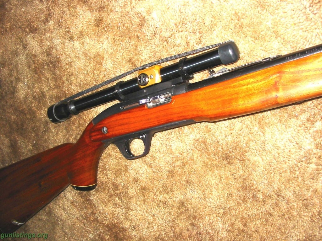 Rifles J.C.Higgins Model 31 Semi-auto 22 Rifle W/ Scope