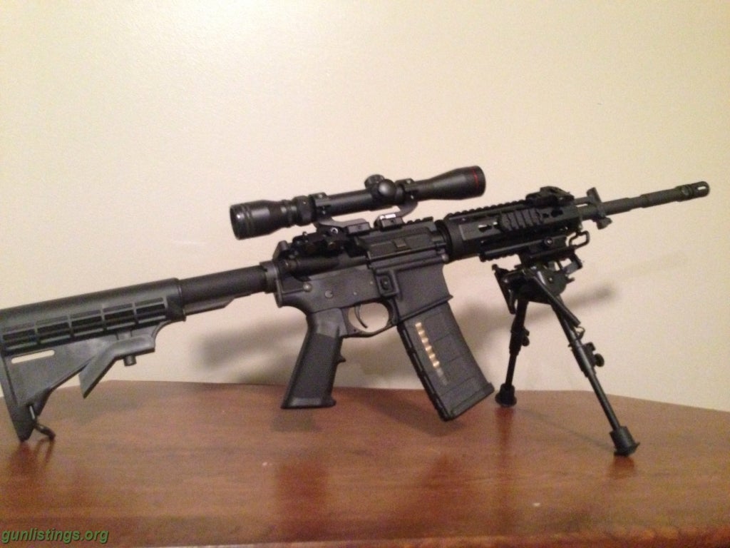 Rifles Loaded Ar-15 With Ammo!