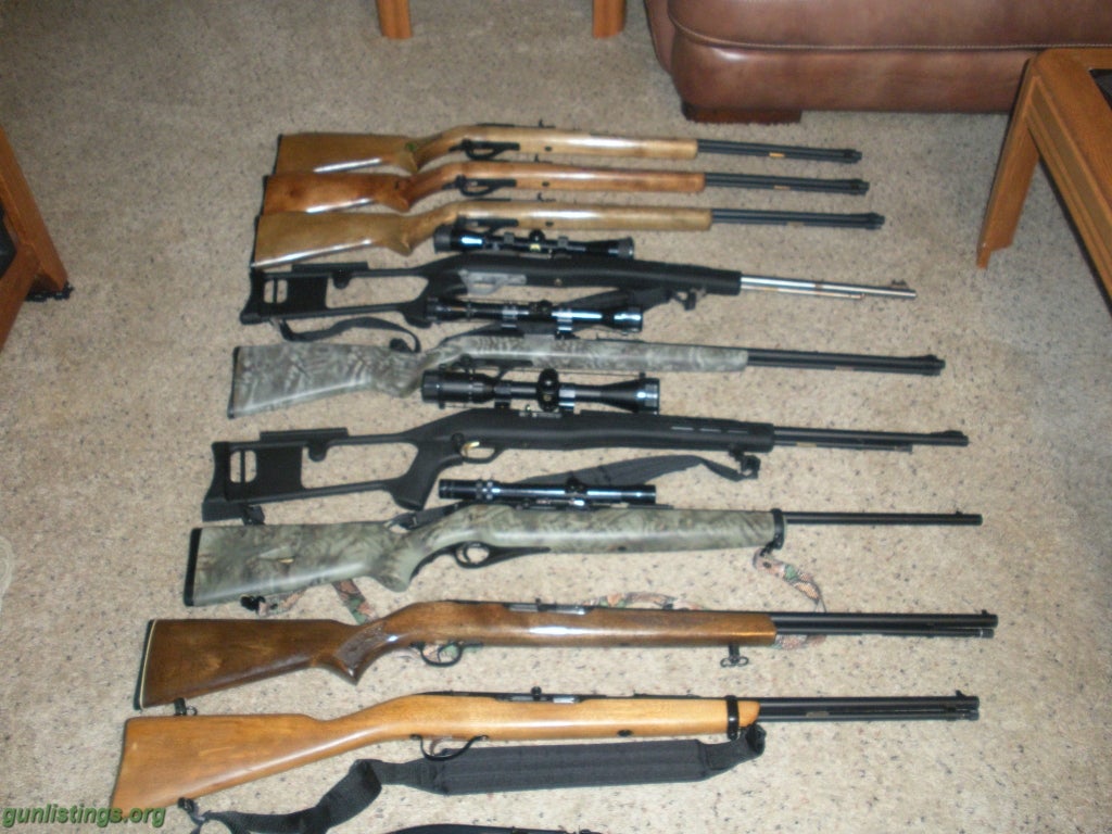 Rifles Lots Of 22 Rifels