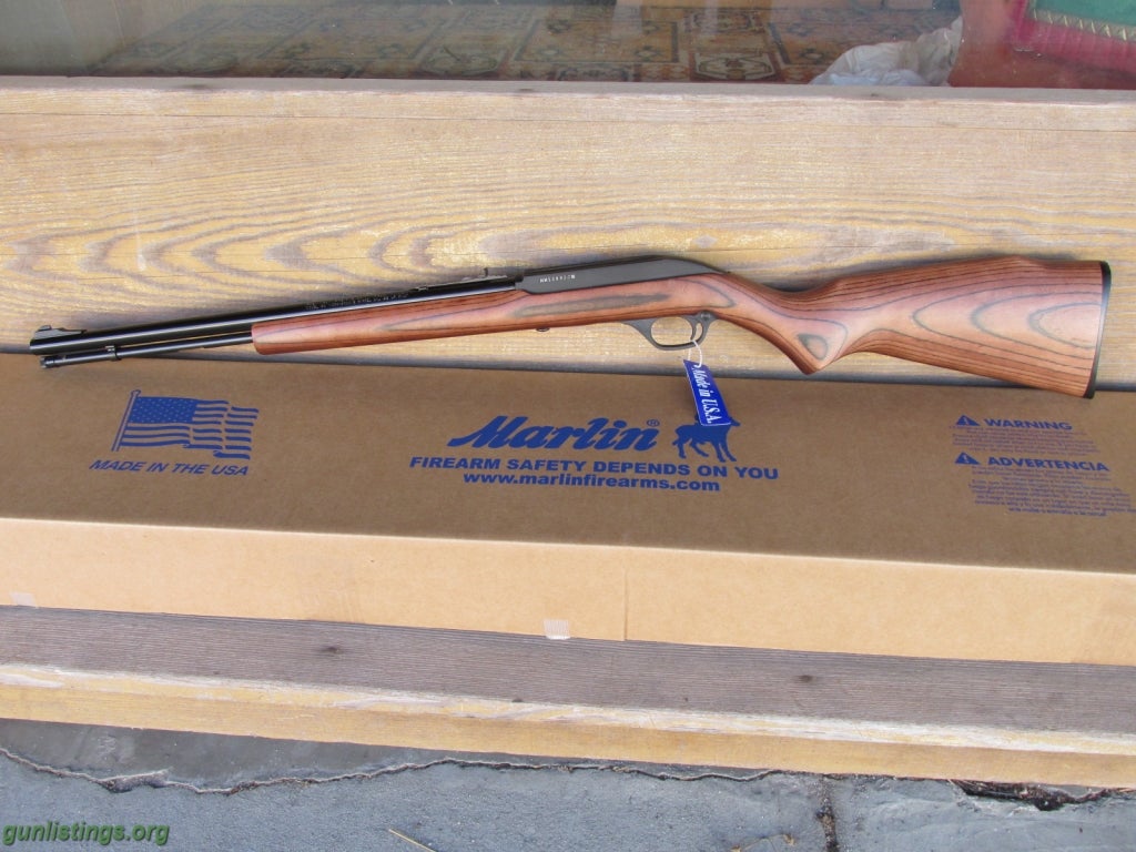 Rifles Marlin Model 60 Tube Fed 22lr, 14rd,Laminate Stock NEW